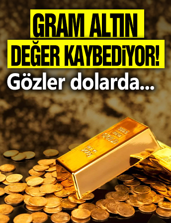 Gram altın kan kaybediyor! Gözler dolarda