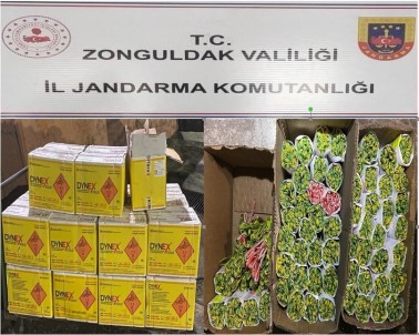 Jandarma 579 Kilogram Dinamit Ele Geçirdi