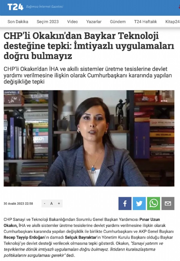 Haluk Bayraktar'dan CHP'li Uzun'a cevap: Utanırlar mı birazcık yüzleri kızarır mı acaba?