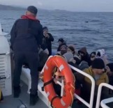 Yunan Unsurlarinca Ölüme Terk Edilen 34 Kaçak Göçmen Kurtarildi