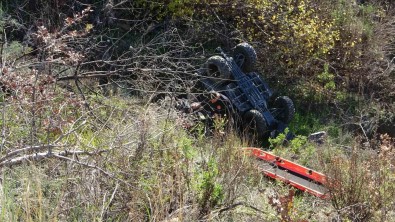 ATV, 15 Metreden Uçtu Açiklamasi 1 Ölü, 1 Yarali