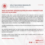 MSB Açiklamasi 'Kuzey Irak'ta Bölücü Terör Örgütü Tarafindan Kullanilan 15 Hedef Imha Edildi'