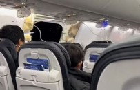 16 bin feette dehşet anları! Uçağın acil çıkış kapısı patladı