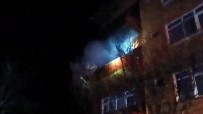 Dakikalar Önce Ayrildigi Evde Yangin Çikti