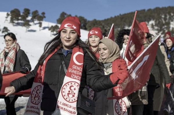 Sarıkamış şehitlerini anma yürüyüşü düzenlendi!