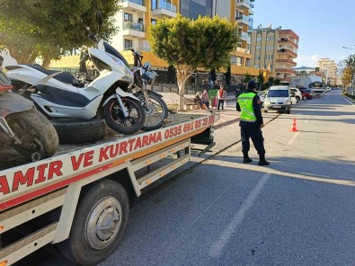 Antalya'da Jandarmadan Motosiklet Denetimi