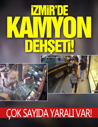 İzmir’de kamyonet dehşeti: 5 yaralı var!