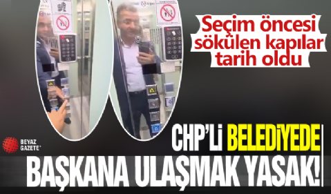 CHP’li Beyoğlu Belediyesi’nde başkanlık makamına çıkışlar kapatıldı