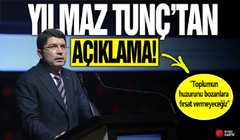 Adalet Bakanı Yılmaz Tunç Bursa'da konuştu: Darbe anayasasıyla ülke yönetmek demokratik bir ülkeye yakışmaz