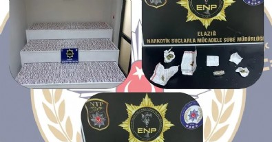 Elazığ'da uyuşturucu operasyonu: 8 bin 312 hap ele geçirildi