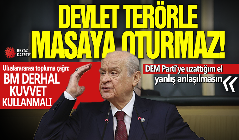 Devlet Bahçeli'den önemli açıklamalar!