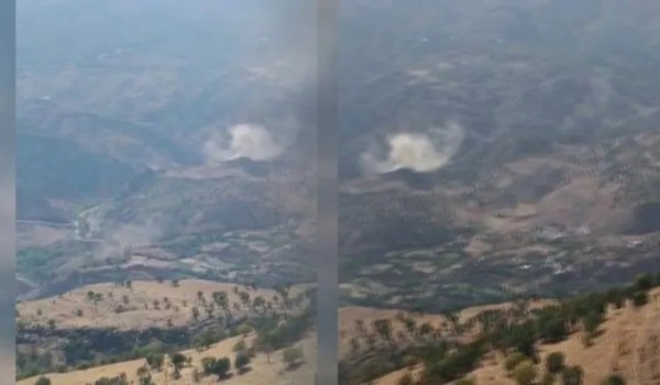 Malatya depremi sonrası korkutan görüntü: Bir anda toz bulutu oluştu!