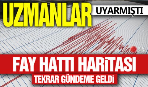 Uzman isimler aylar öncesinden uyarmıştı: Diri fay hattı haritası tekrardan gündeme geldi