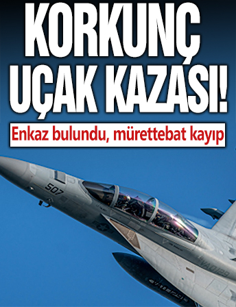 ABD'de düşen savaş uçağının enkazı bulundu, mürettebat kayıp