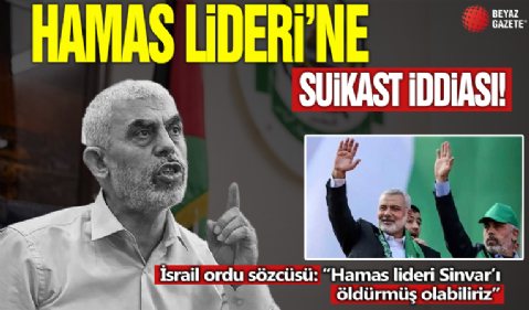 İsrail'den 'Hamas lideri Sinvar öldü' iddiası