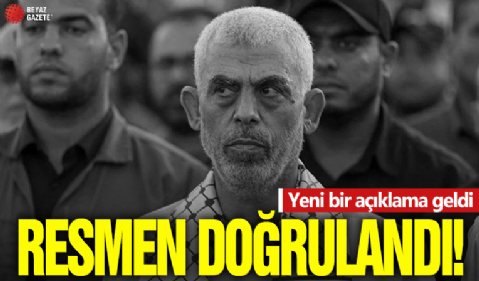 Hamas, Yahya Sinvar'ın öldüğünü doğruladı