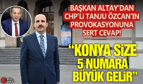 CHP'li Tanju Özcan'ın 'çöp provokasyonuna' Başkan Altay'dan tokat gibi cevap: Konya size 5 numara büyük gelir