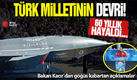 Bakan Kacır'dan göğüs kabartan açıklamalar: Türk milletinin devri yeniden başlıyor