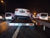 İstanbul'da seyir halindeki çekicide yangın çıktı