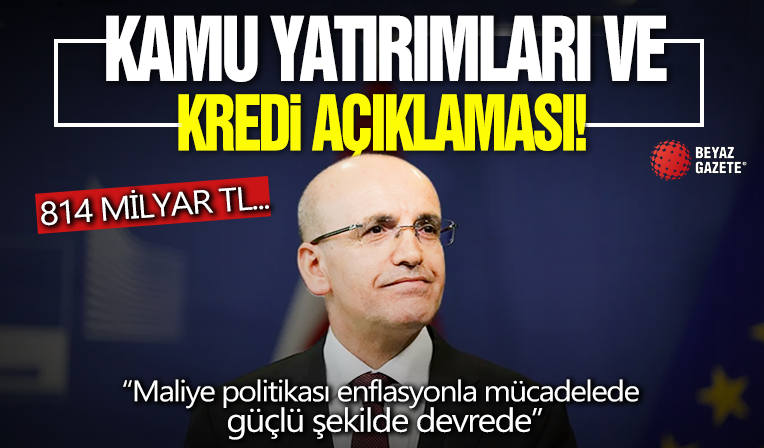 Mehmet Şimşek: Tasarruf tedbirleri sayesinde 814 milyar lira tasarruf sağladık