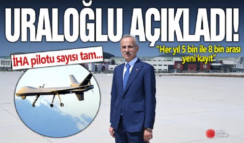 Türkiye'deki İHA sayısı 68 bin 647, İHA pilotu sayısı 1 milyon 536 bine ulaştı