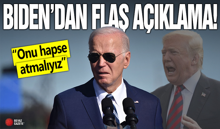 ABD Başkanı Biden: Trump'ı hapse atmalıyız