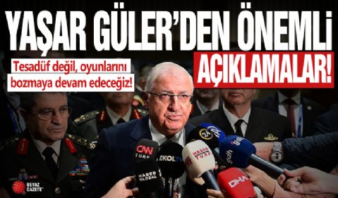 Bakan Güler'den TUSAŞ'a terör saldırısıyla ilgili açıklama: Tesadüf değil, oyunlarını bozmaya devam edeceğiz!