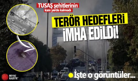 MİT, TUSAŞ şehitlerinin kanını yerde bırakmadı: Terör hedefleri imha edildi