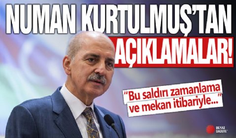 Numan Kurtulmuş'tan önemli açıklamalar