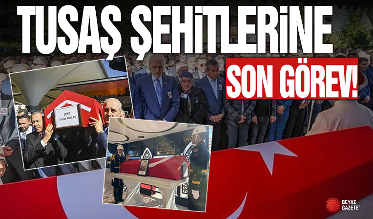 Türkiye TUSAŞ şehitlerine veda ediyor...