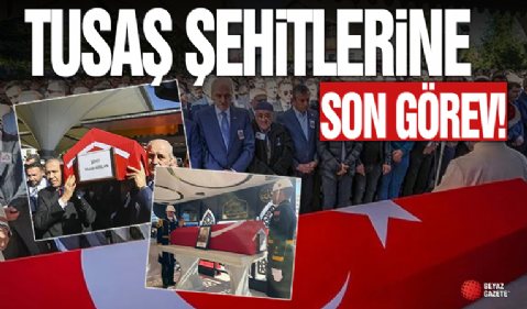 Türkiye TUSAŞ şehitlerine veda ediyor...