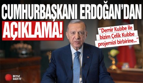 Cumhurbaşkanı Erdoğan'dan savunma sanayii fonu ve Çelik Kubbe açıklaması