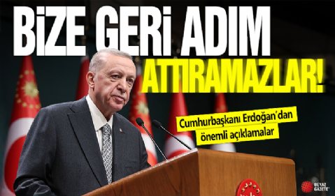 Cumhurbaşkanı Erdoğan konuşuyor