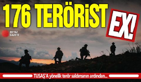 Son 6 günde 176 terörist etkisiz hale getirildi