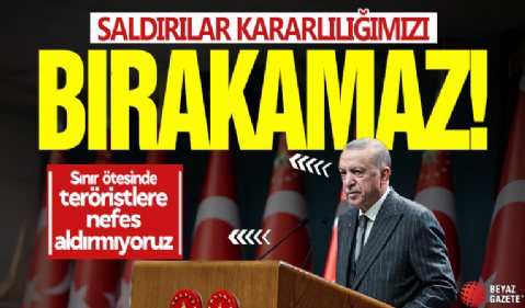 Cumhurbaşkanı Erdoğan'dan açıklamalar