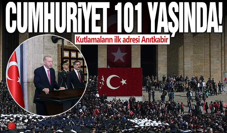 Cumhuriyet 101 yaşında! Kutlamaların ilk adresi Anıtkabir