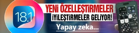 Yeni özelleştirmeler ve iyileştirmeler geliyor! Yapay zeka...