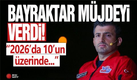 Selçuk Bayraktar'dan Kızılelma müjdesi: 2026'da 10'un üzerinde üretim hedefliyoruz