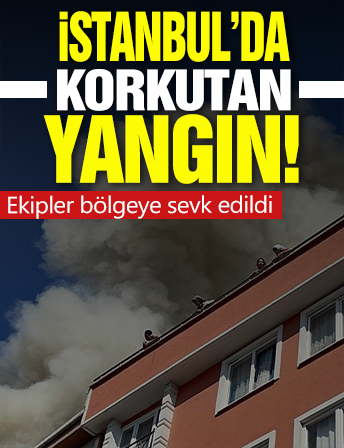 Şişli'de yangın: Ekipler sevk edildi