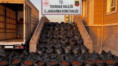 Tekirdağ'da 7,5 ton kaçak tütün ele geçirildi