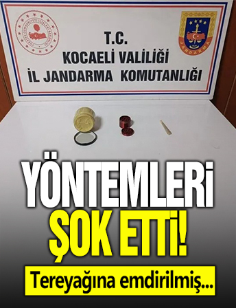 Tereyağına emdirilmiş uyuşturucu: Yöntemleri şoke etti!