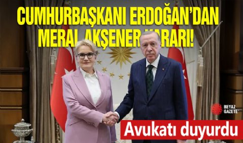 Cumhurbaşkanı Erdoğan'dan flaş Meral Akşener hamlesi! Tüm davaları geri çekti