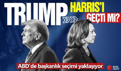 Donald Trump anketlerde Kamala Harris'i geride bıraktı