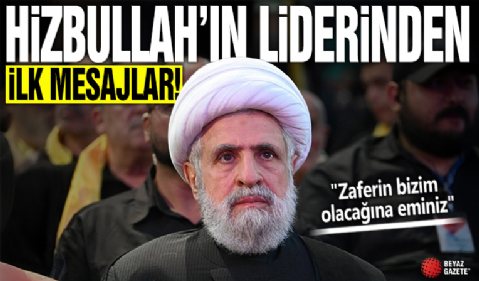 Hizbullah'ın yeni liderinden ilk mesajlar