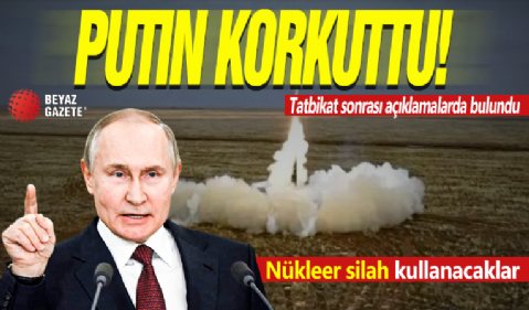 Putin’den korkutan açıklama: Nükleer silah kullanacaklar