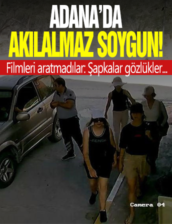 Şapka ve gözlükle kamuflaj yaptılar: Şıkır şıkır giyinip soyguna gittiler!