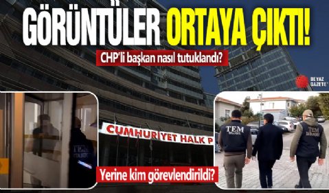 Görüntüler ortaya çıktı! İşte Ahmet Özer'in gözaltına alındığı anlar