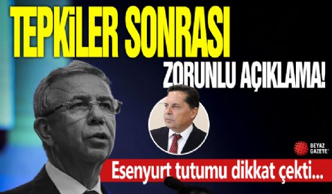 Mansur Yavaş'tan dikkat çeken Esenyurt tutumu! Zorunlu açıklama geldi