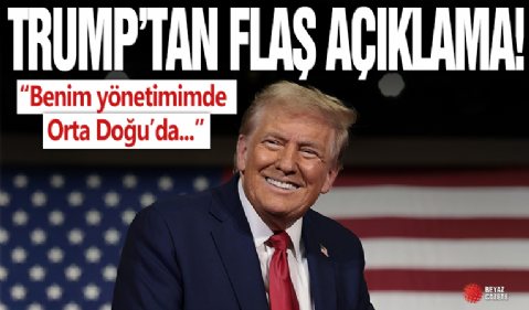 Trump: Benim yönetimimde Orta Doğu’da tekrar barış sağlanacak