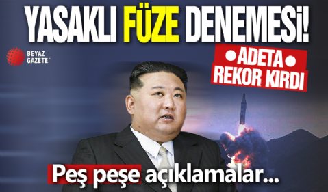 Yasaklı füze denemesi! En uzun mesafe ve süre rekoru! Peş peşe açıklamalar